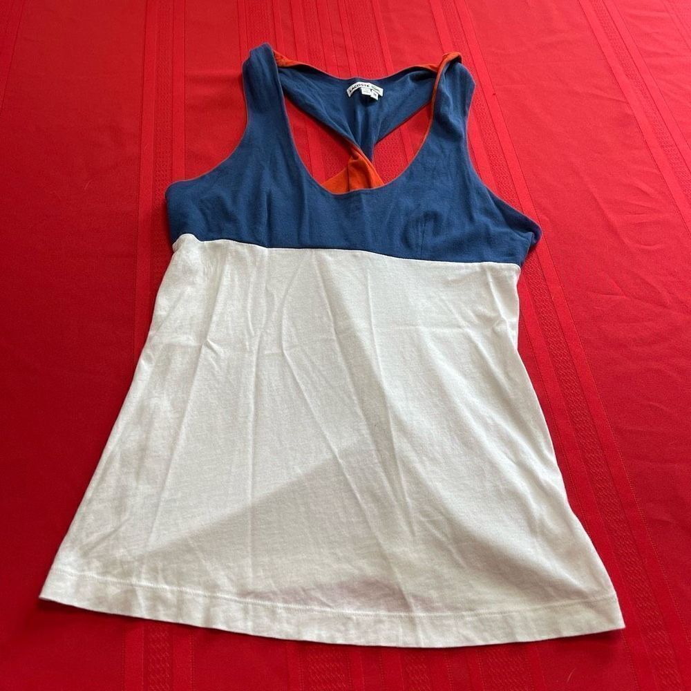 Lacoste Women’s Colorblock Tank Top Size 38 US Medium